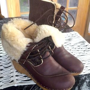 No. 6 aviator clogs size 8.5 used